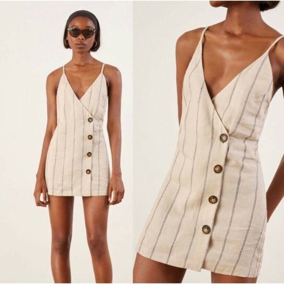 Reformation Dresses & Skirts - Reformation Cayman 100% Linen Mini Dress XL